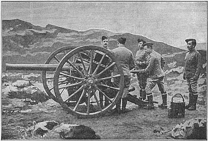 Types of Arms—15-pounder Field-Gun. Photo by Cribb,
Southsea.