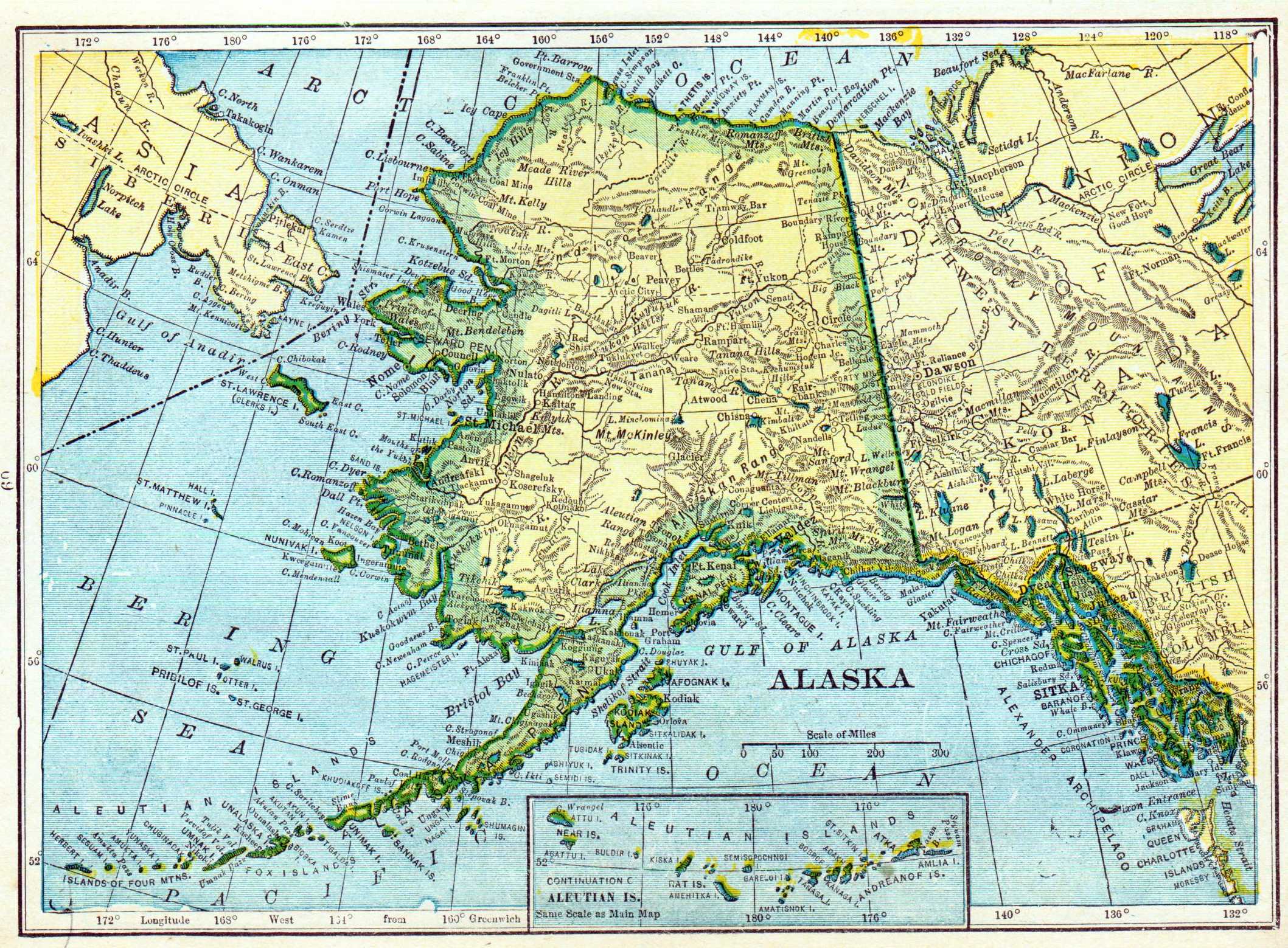 Язык аляски. Аляска на карте. Штат Аляска на карте. Штат Аляска физическая карта. Географическая карта Аляски.
