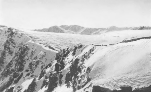 THE CREST OF THE CONTINENT IN WINTER, 13,000 FEET ABOVE
SEA-LEVEL