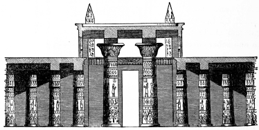 Fig. 21.—Section of the Hypostyle Hall, Great Temple of
Carnac.