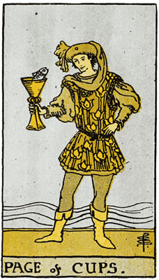 Page of Cups