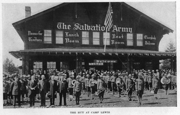 The hut at Camp Lewis